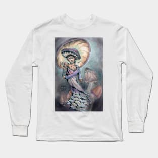 Mushroom Dryad/Nymph Faerie Long Sleeve T-Shirt